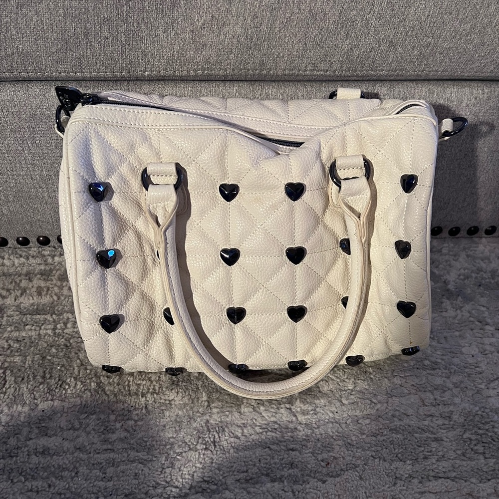 Betsey Johnson white bag